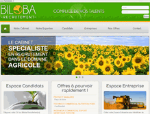 Tablet Screenshot of biloba-recrutement.com